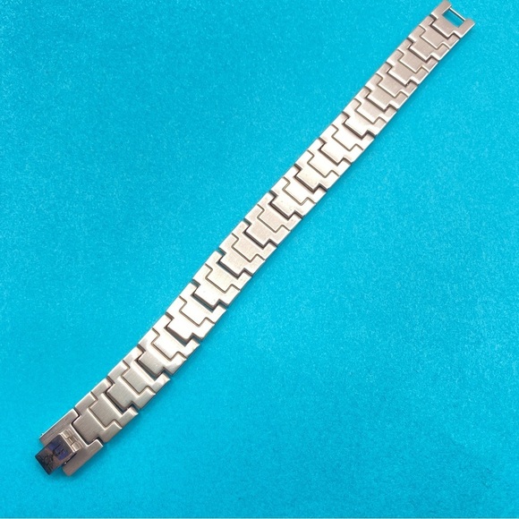 Unisex Stainless Steel Link Bracelet - Picture 5 of 8